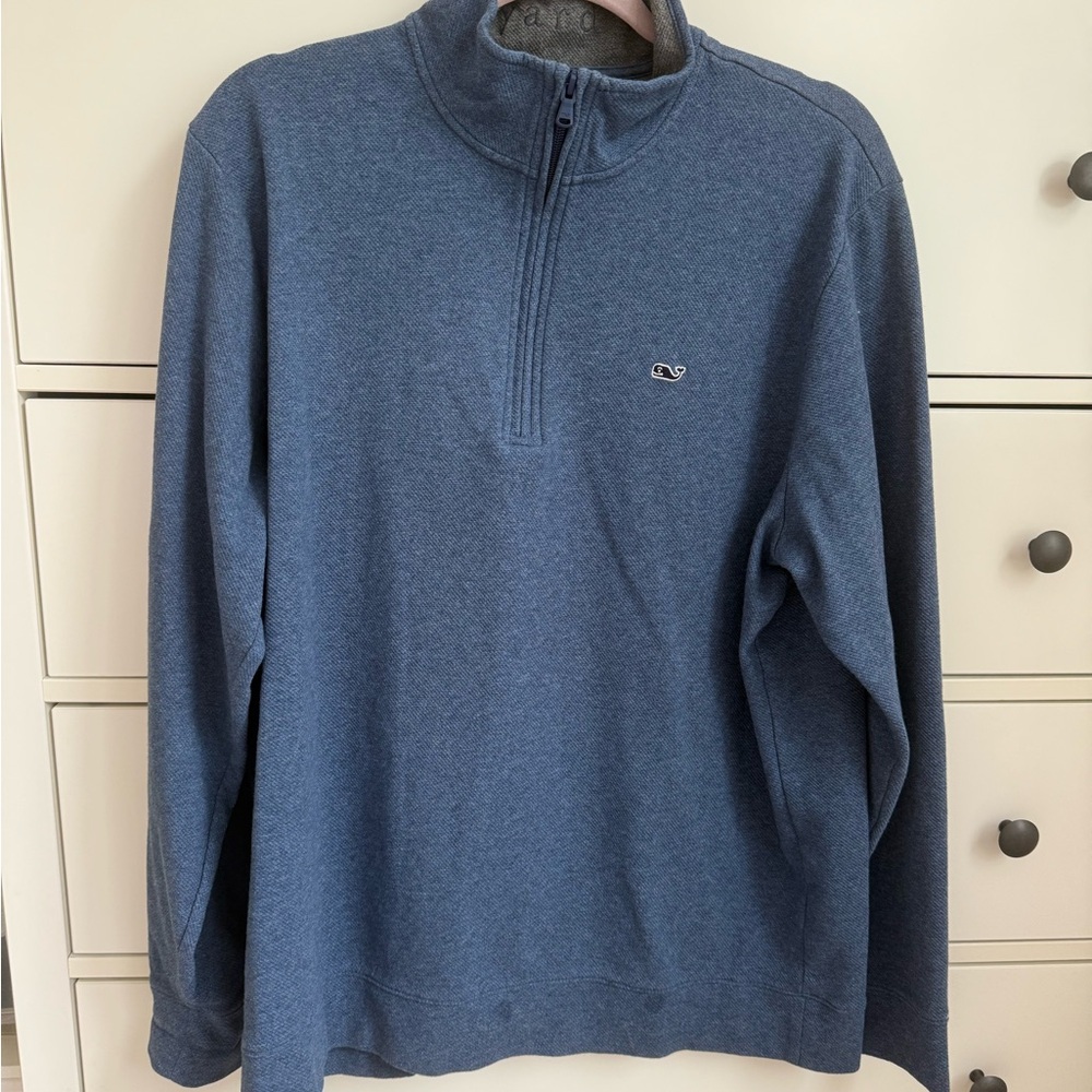 Vineyard Vines Blue Performance Quarter Zip